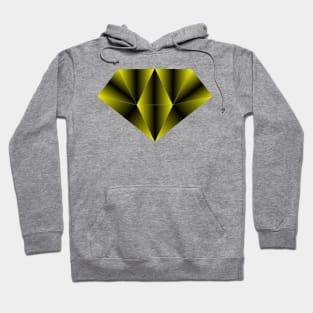 Golden geometric diamond Hoodie